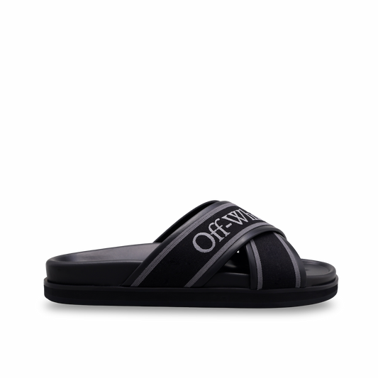 Sandalias Negras Off-White Cloud Criss Cross