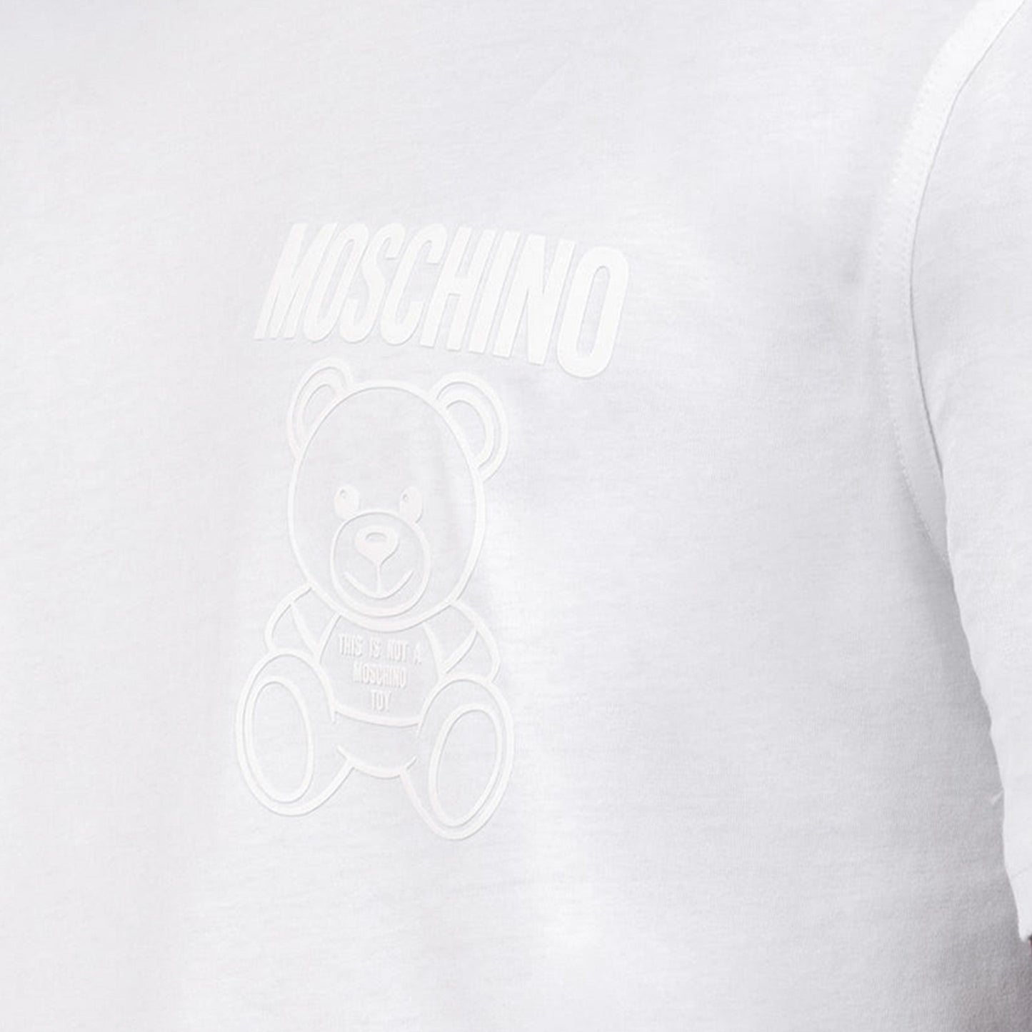 Camiseta Blanca Moschino Couture Blanco Logo