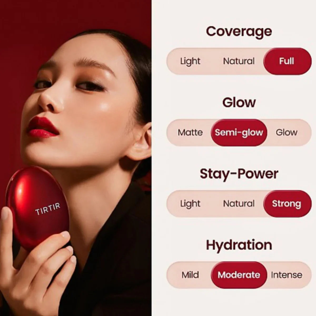TIRTIR - Base Cushion Mask Fit Red Cushion Full Size