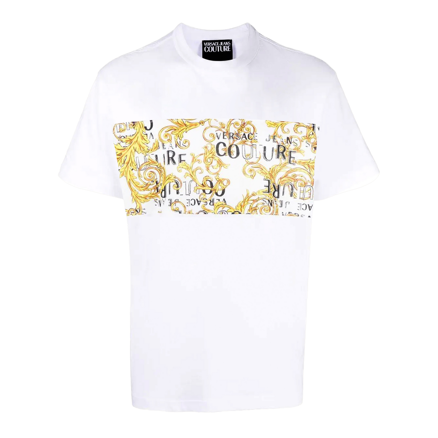 Camiseta Blanca Versace Couture Baroque