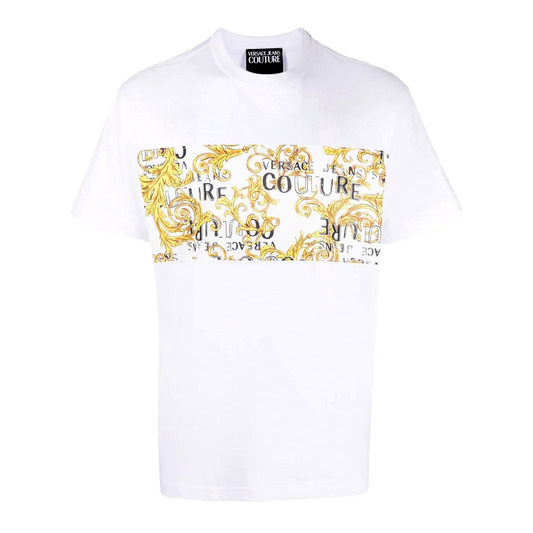 Camiseta Blanca Versace Couture Baroque