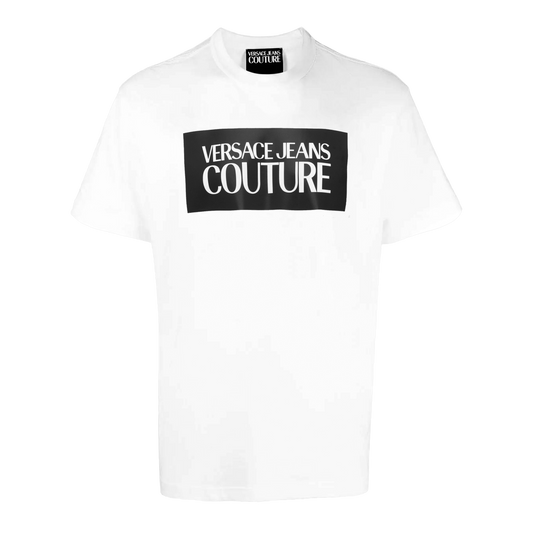 Camiseta Blanca Versace Couture Patch Logo