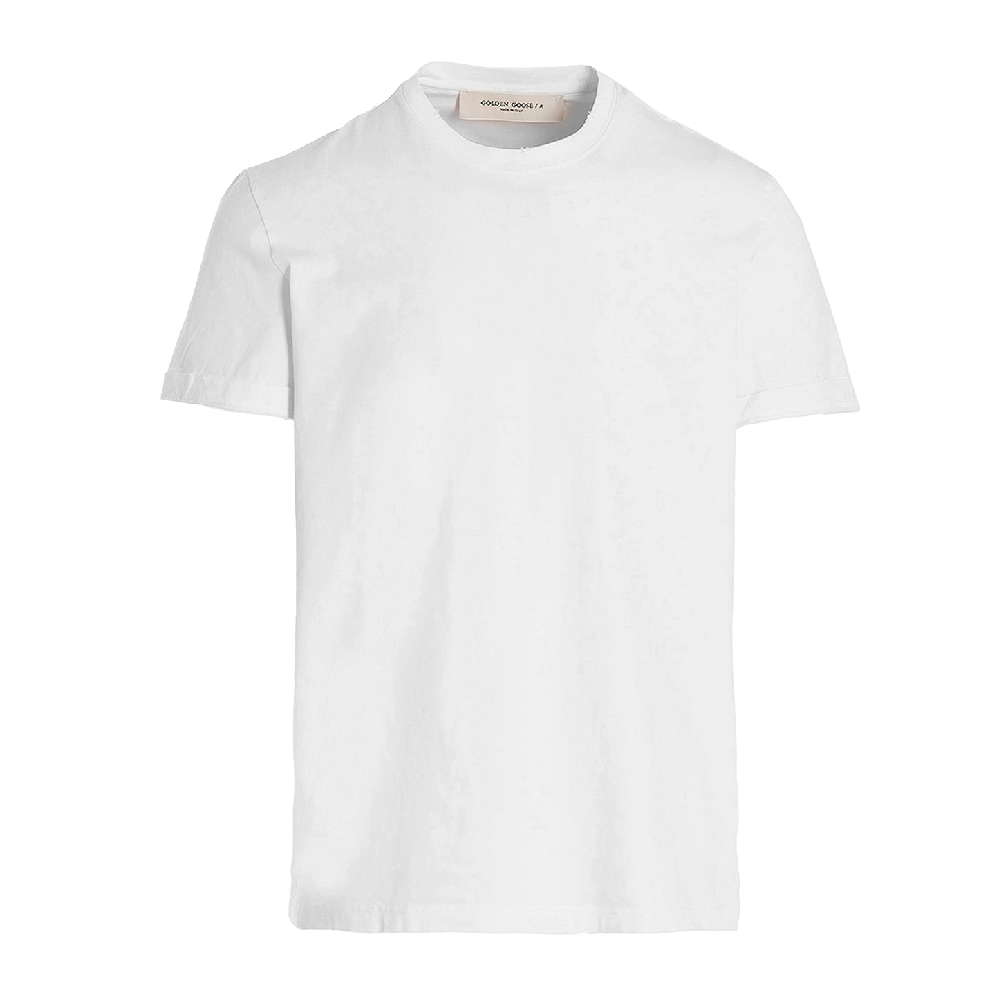 Camiseta Blanca Golden Goose Patch