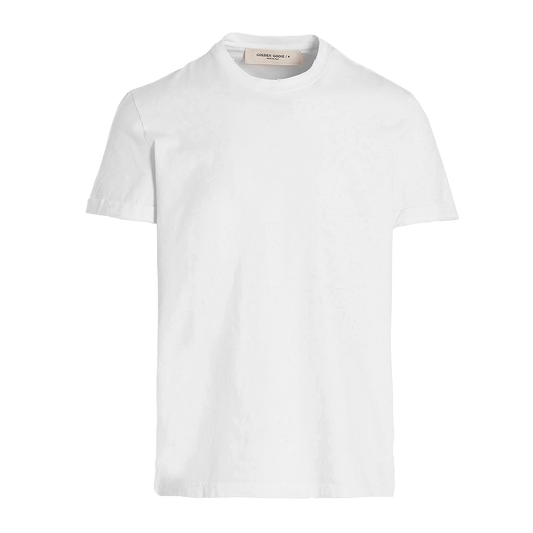 Camiseta Blanca Golden Goose Patch