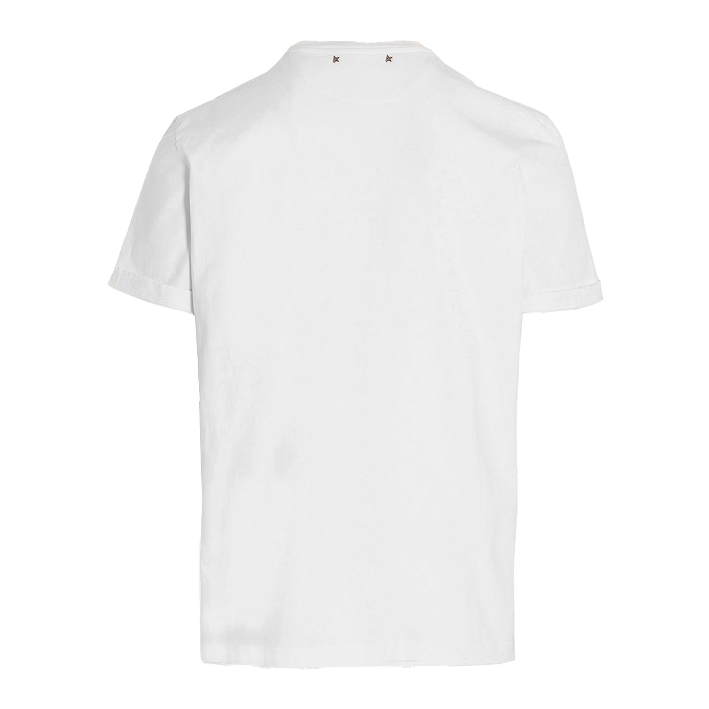Camiseta Blanca Golden Goose Patch