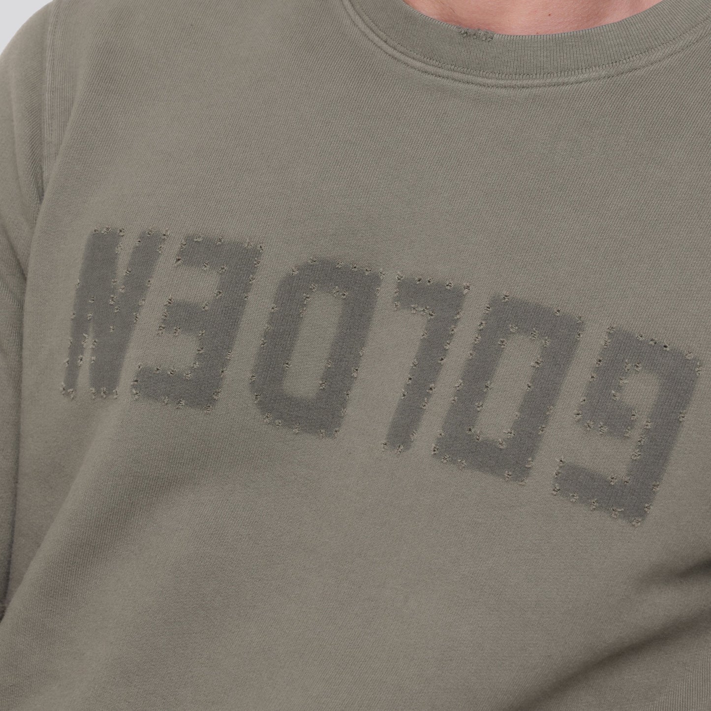Buzo Verde Golden Goose Logo