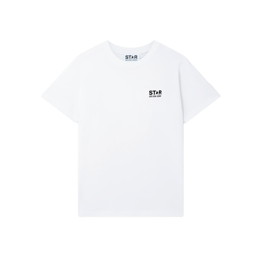 Camiseta Blanca Golden Goose Star M'S