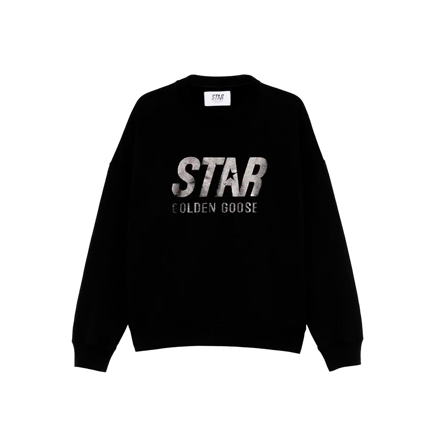 Buzo Negro Golden Goose Silver Star Logo