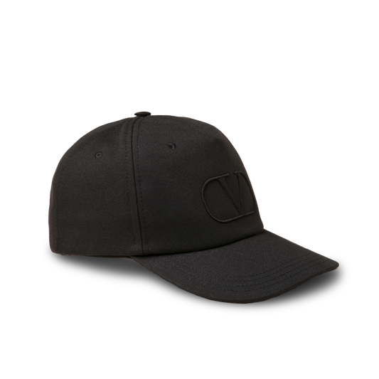 Gorra Negra Valentino Vlogo