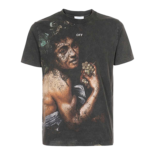 Camiseta Negra Off-White Bacchus