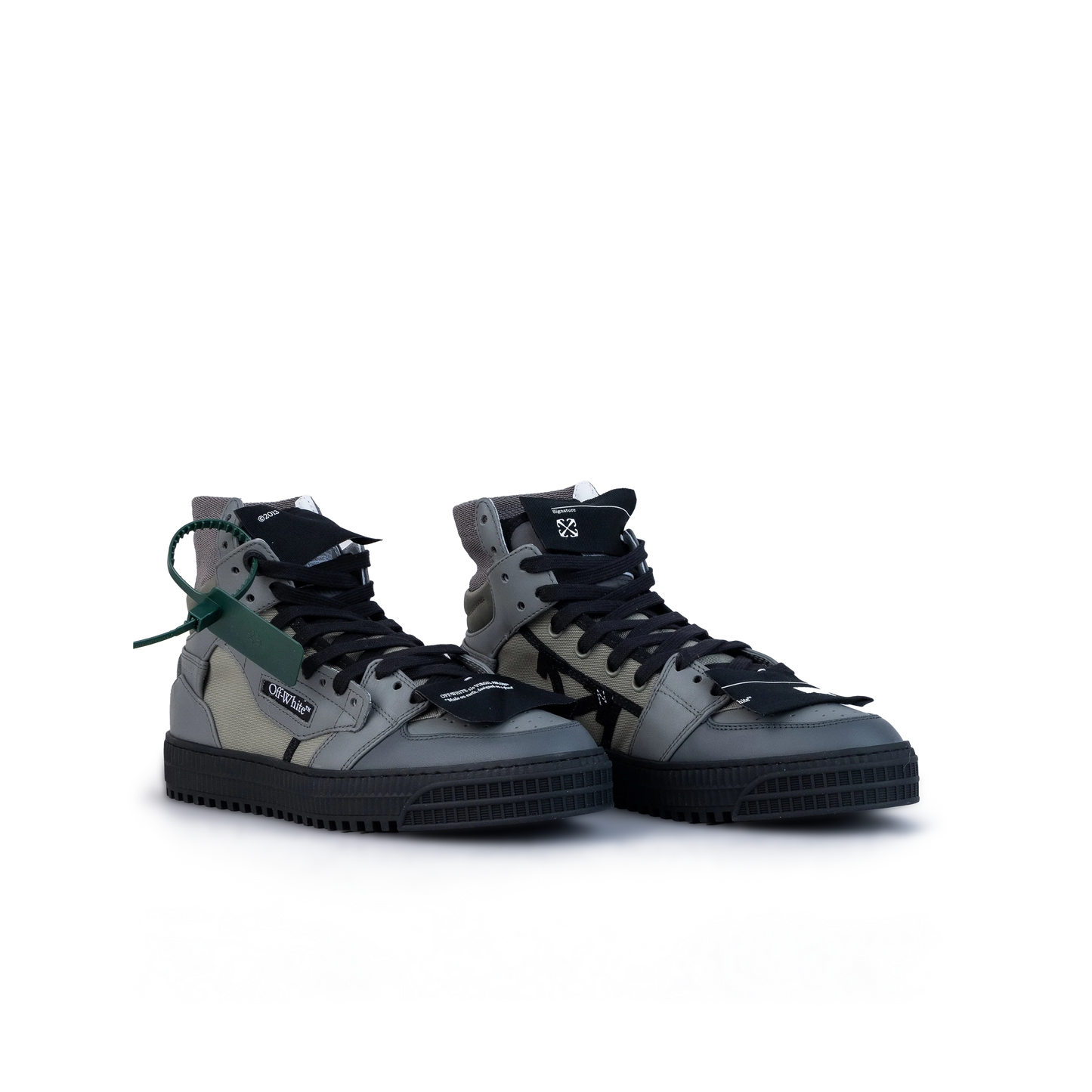 Sneakers High Top Gris Gris Off-White Off Court