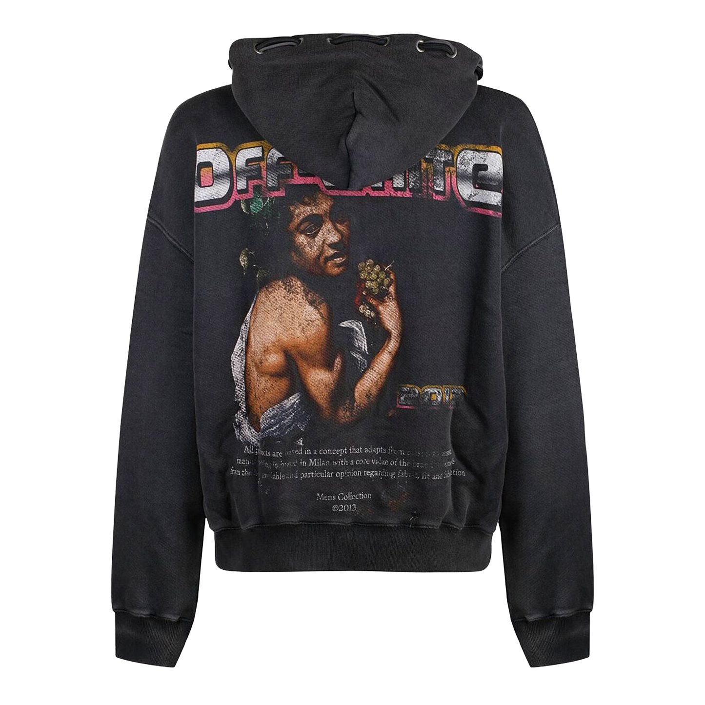Buzo Tipo Hoodie Negro Off-White Digit Bacchus