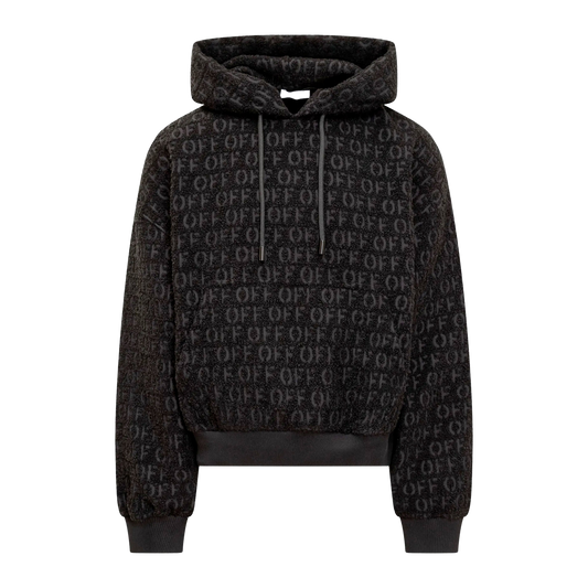 Buzo Tipo Hoodie Negro Off-White Off Multilogo
