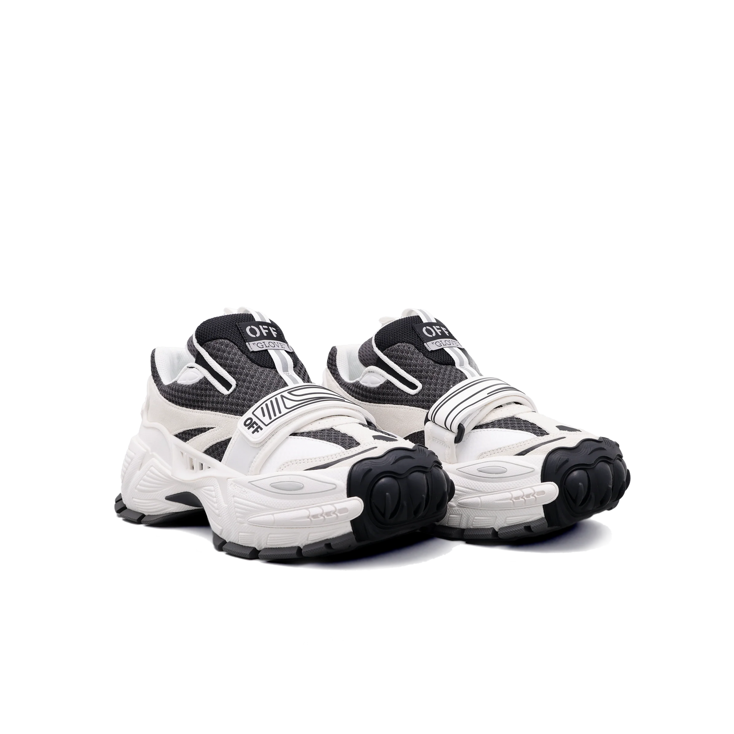 Sneakers Blancos Off-White Negro Glove Slip On
