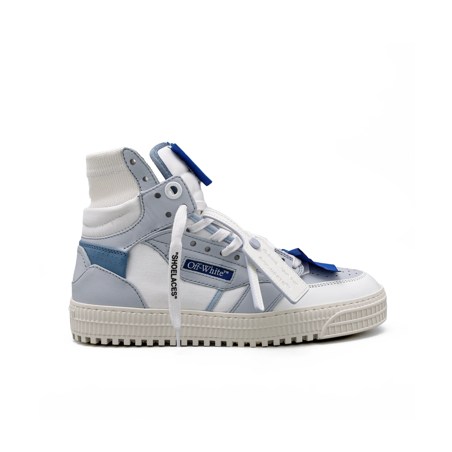 Sneakers Azules Off-White High Top Off Court 3.0
