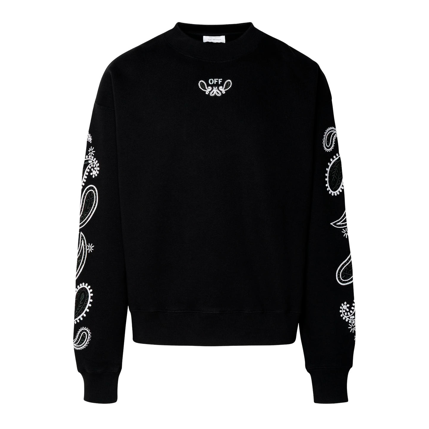 Buzo Negro Off-White Bandana