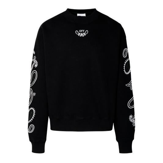 Buzo Negro Off-White Bandana