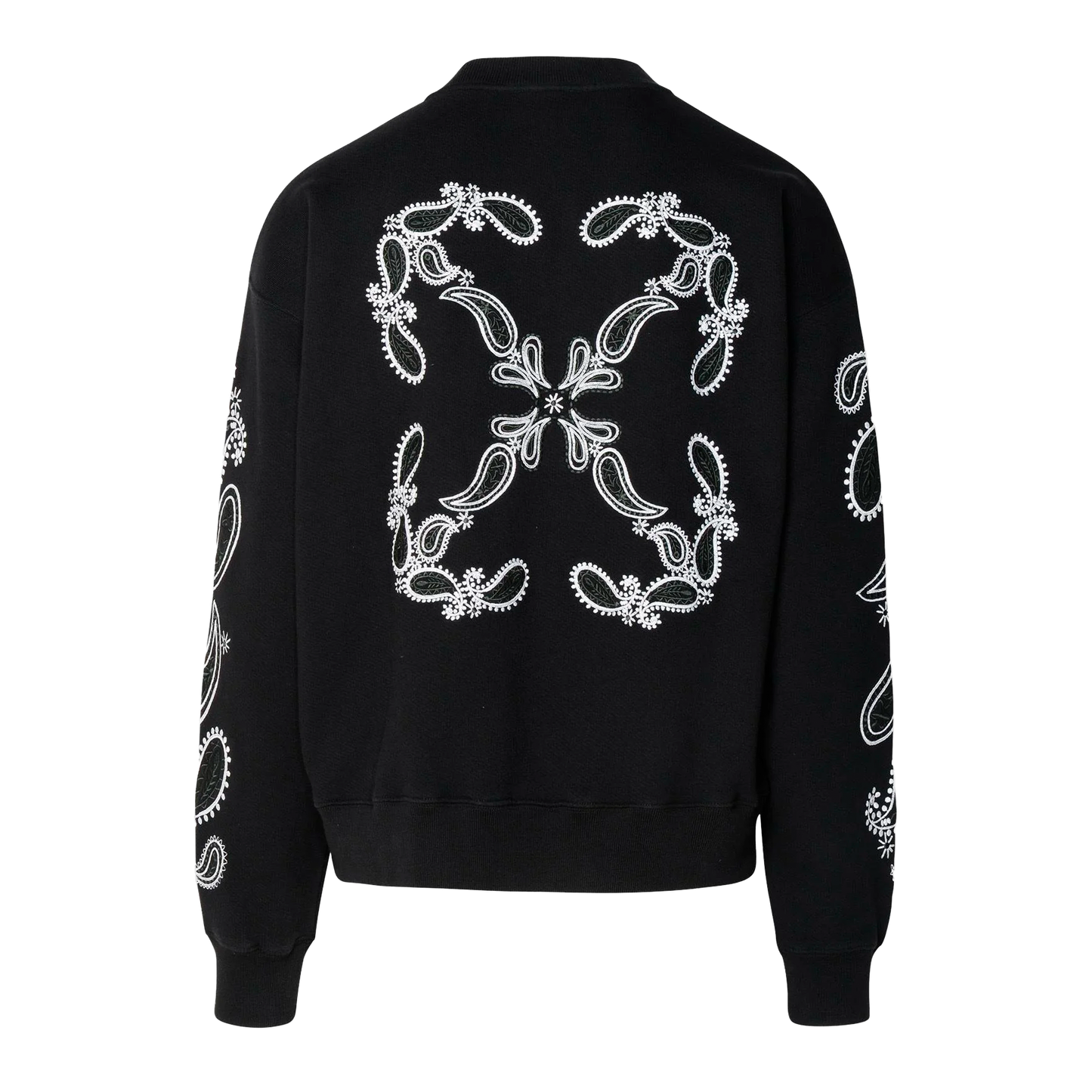 Buzo Negro Off-White Bandana
