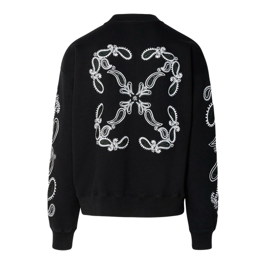 Buzo Negro Off-White Bandana