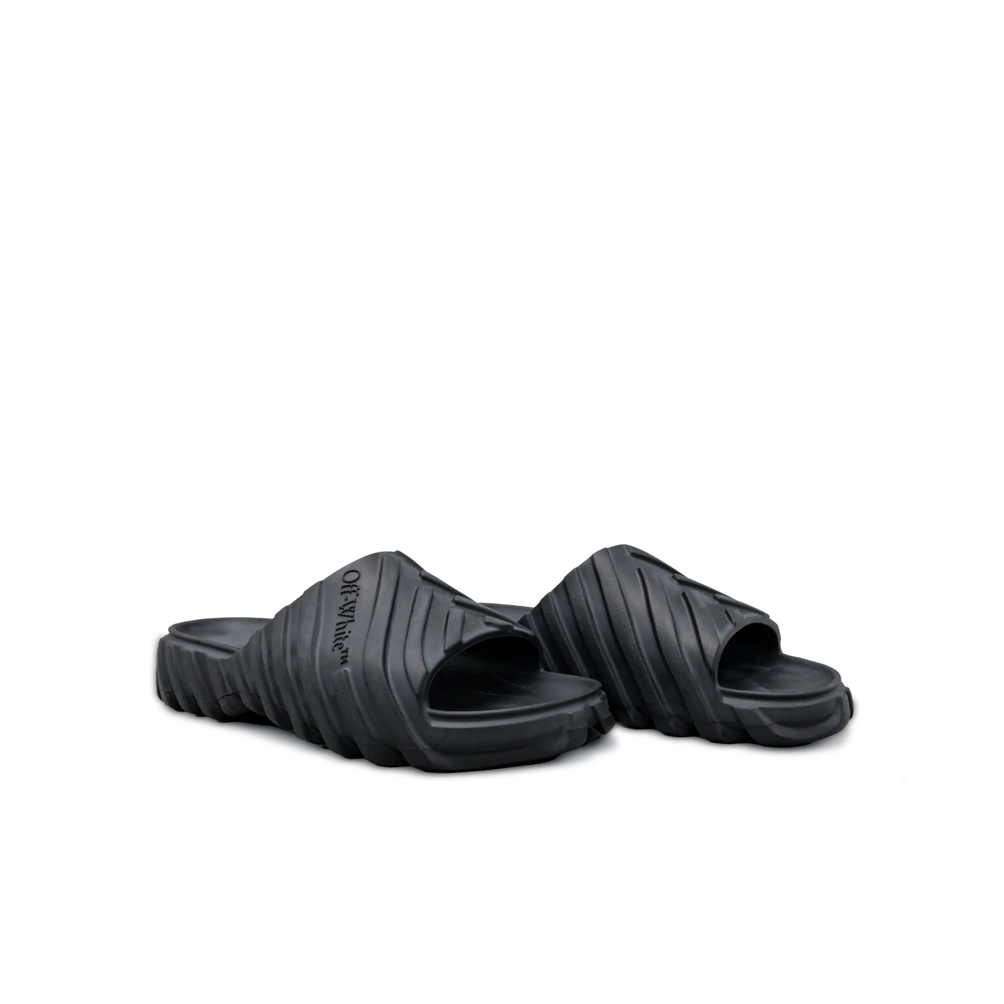 Sandalias Negras Off-White Exploration