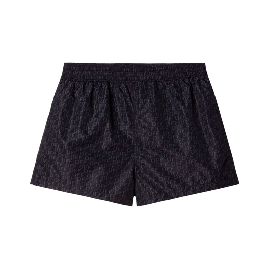Pantaloneta Negro Off-White Monogram