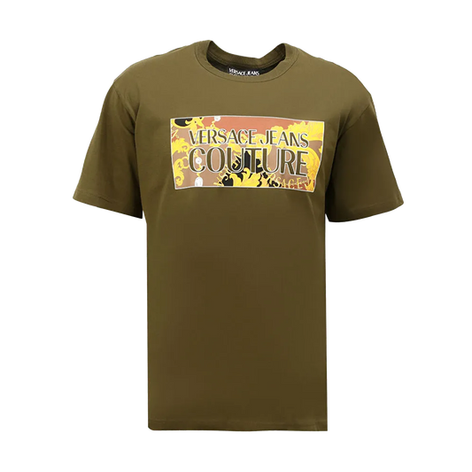 Camiseta Verde Versace Jeans Couture Logo