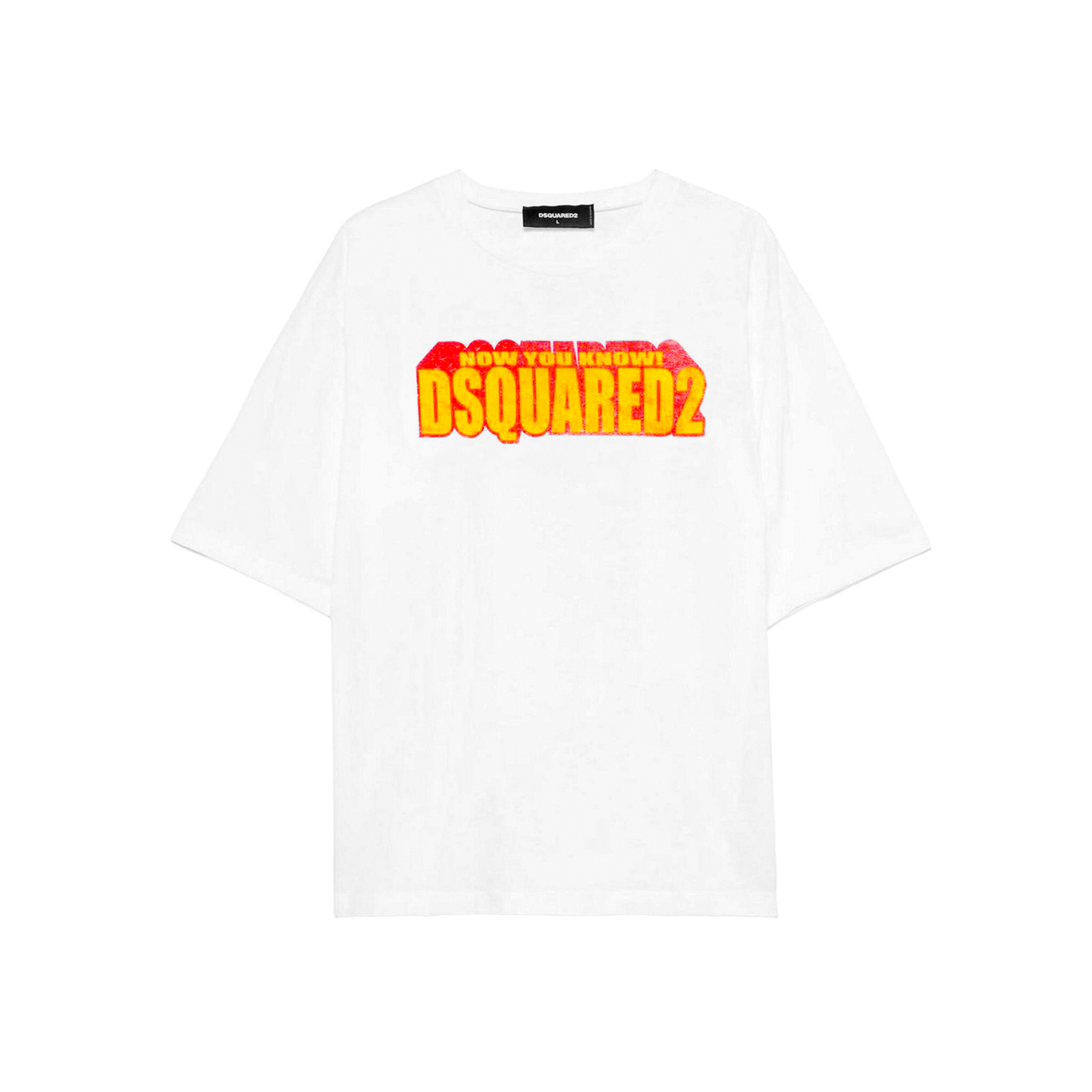 Camiseta Blanca Dsquared2 3D