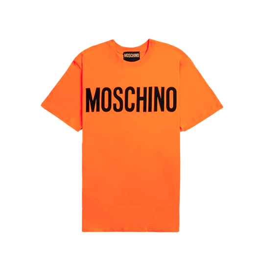Camiseta Naranjado Moschino Logo