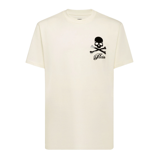 Camiseta Beige Philipp Plein Skull & Bones