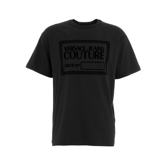 Camiseta Negra Versace Jeans Couture Logo