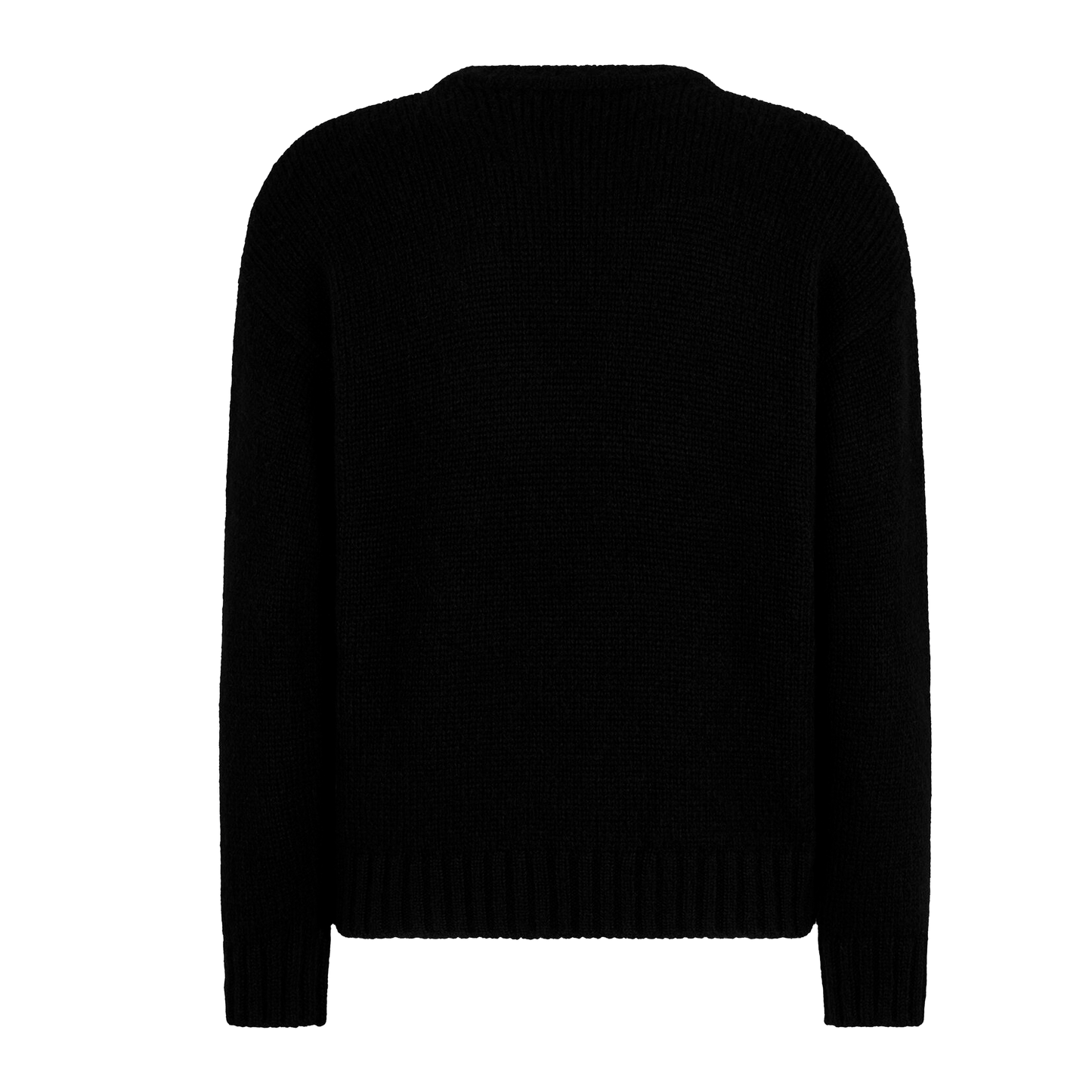 Suéter Negro Dsquared2 Leather Patch