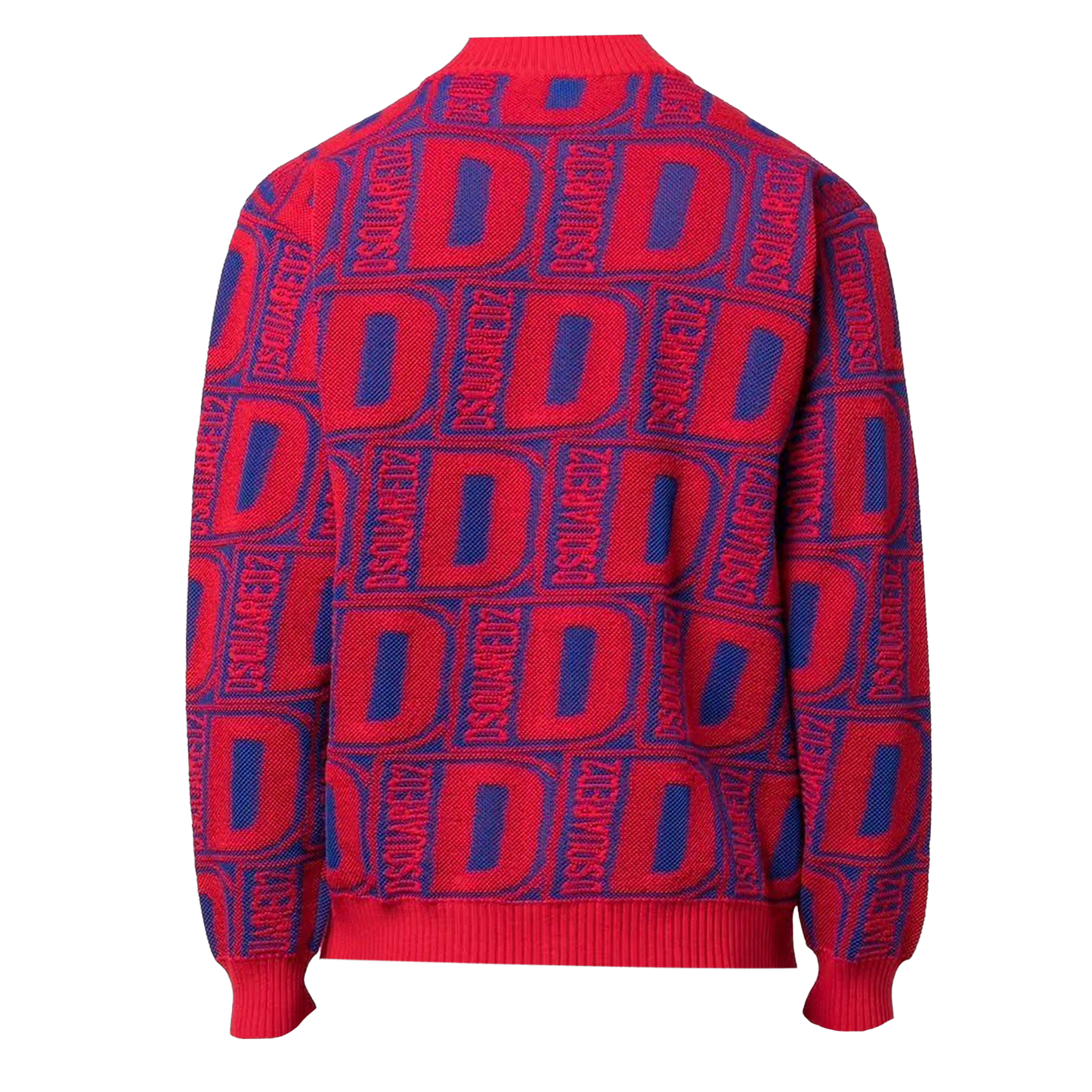 Suéter Red Blue Dsquared2 Multilogo