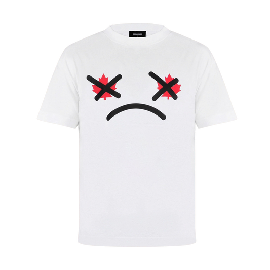 Camiseta Blanca Dsquared2 Graphic X