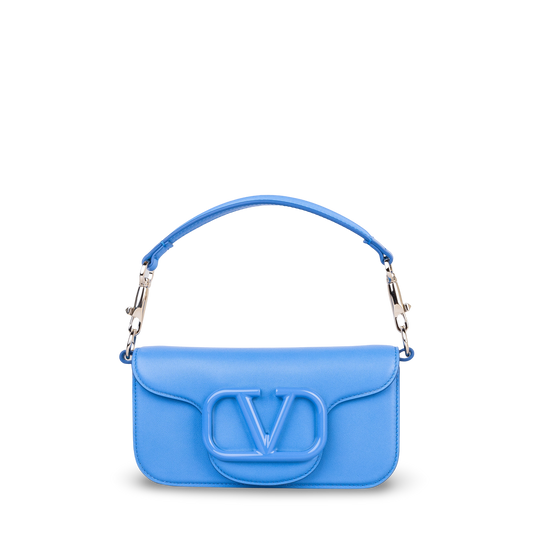 Cartera Azul Valentino Vlogo Shoulder