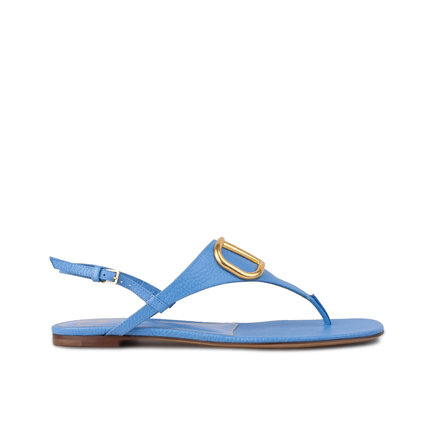 Sandalias Azul Valentino Gold Vlogo