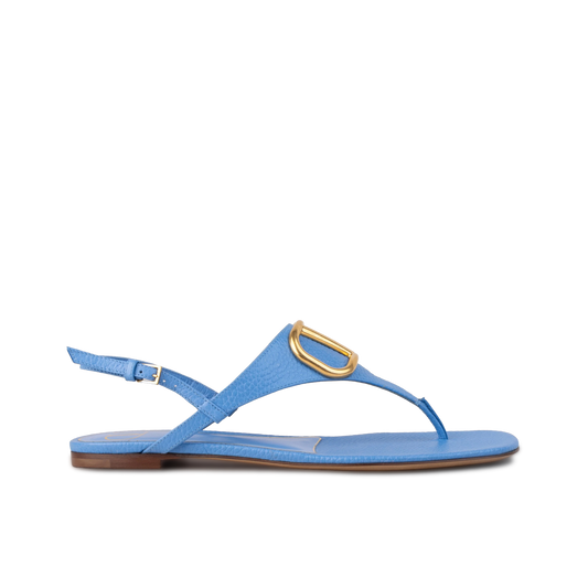 Sandalias Azul Valentino Gold Vlogo