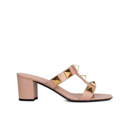 Sandalias de Tacón Rose Cannelle Valentino Cannelle Antique Brass 90 mm