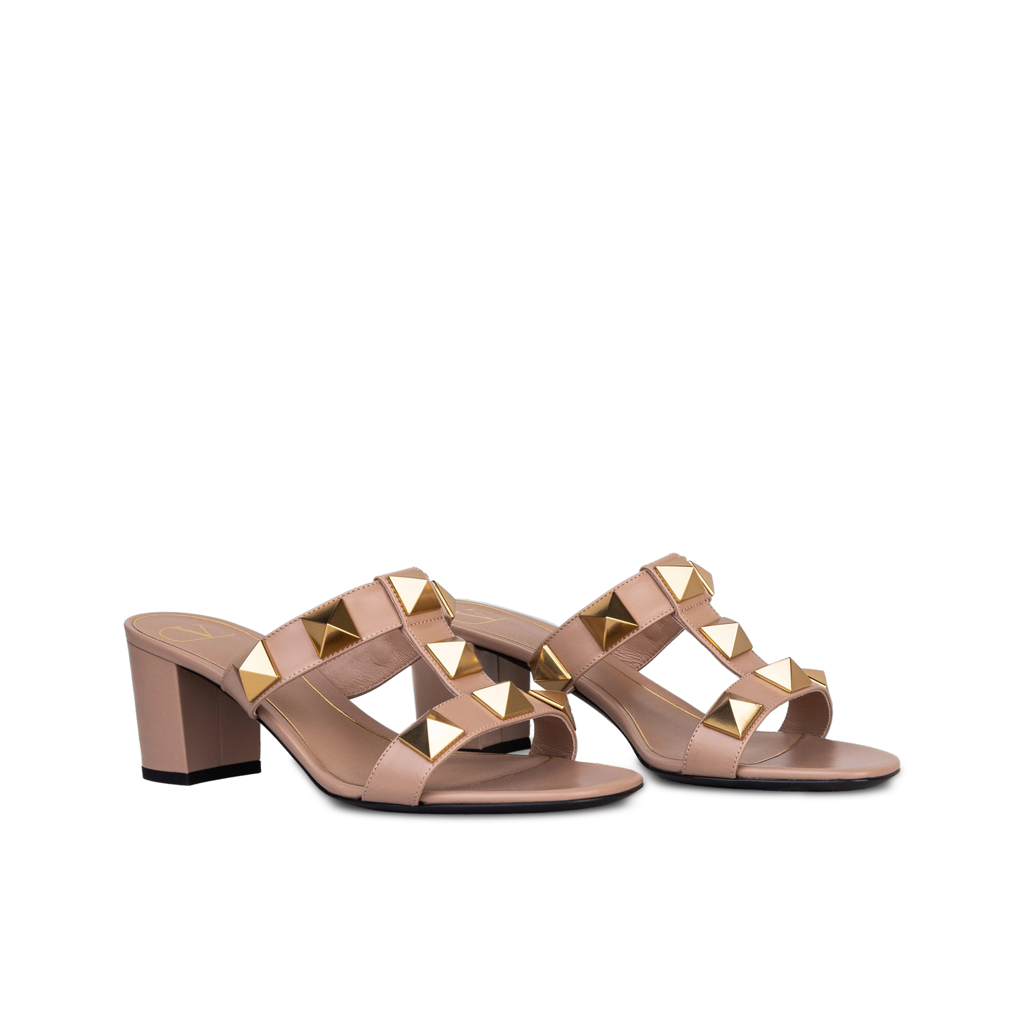 Sandalias de Tacón Rose Cannelle Valentino Cannelle Antique Brass 90 mm
