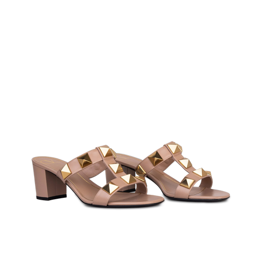 Sandalias de Tacón Rose Cannelle Valentino Cannelle Antique Brass 90 mm