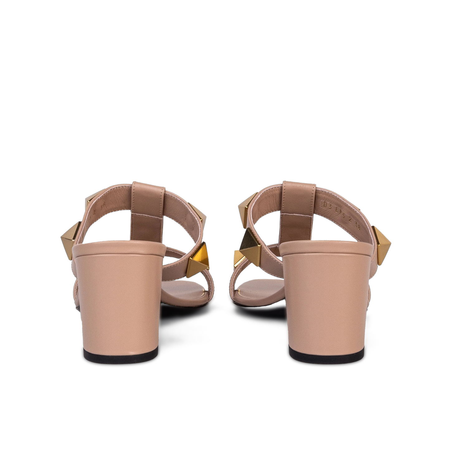 Sandalias de Tacón Rose Cannelle Valentino Cannelle Antique Brass 90 mm