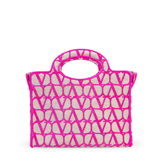 Cartera Beige Valentino Rosa Medium Iconographe