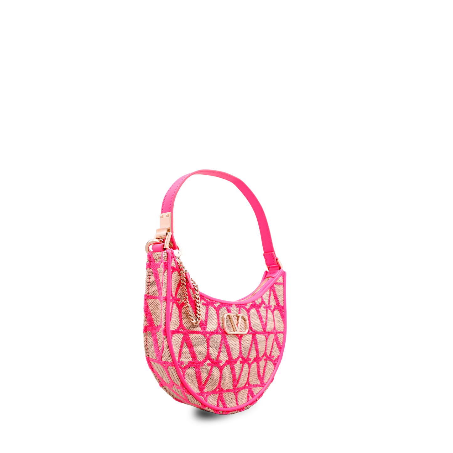 Cartera Rosada Valentino Vlogo Signature