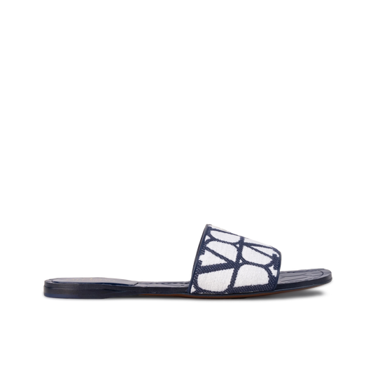 Sandalias Blancas Valentino Blue Vlogo