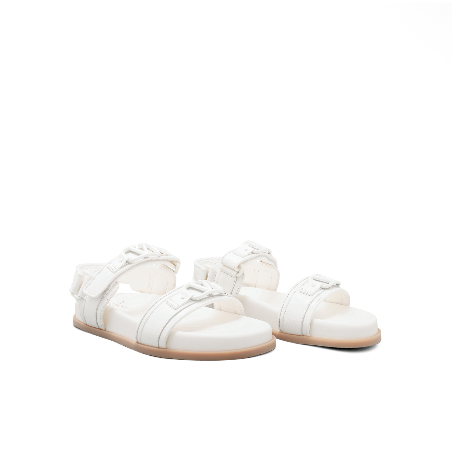 Sandalias Blanco Valentino Vplaque