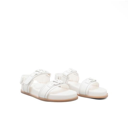 Sandalias Blanco Valentino Vplaque