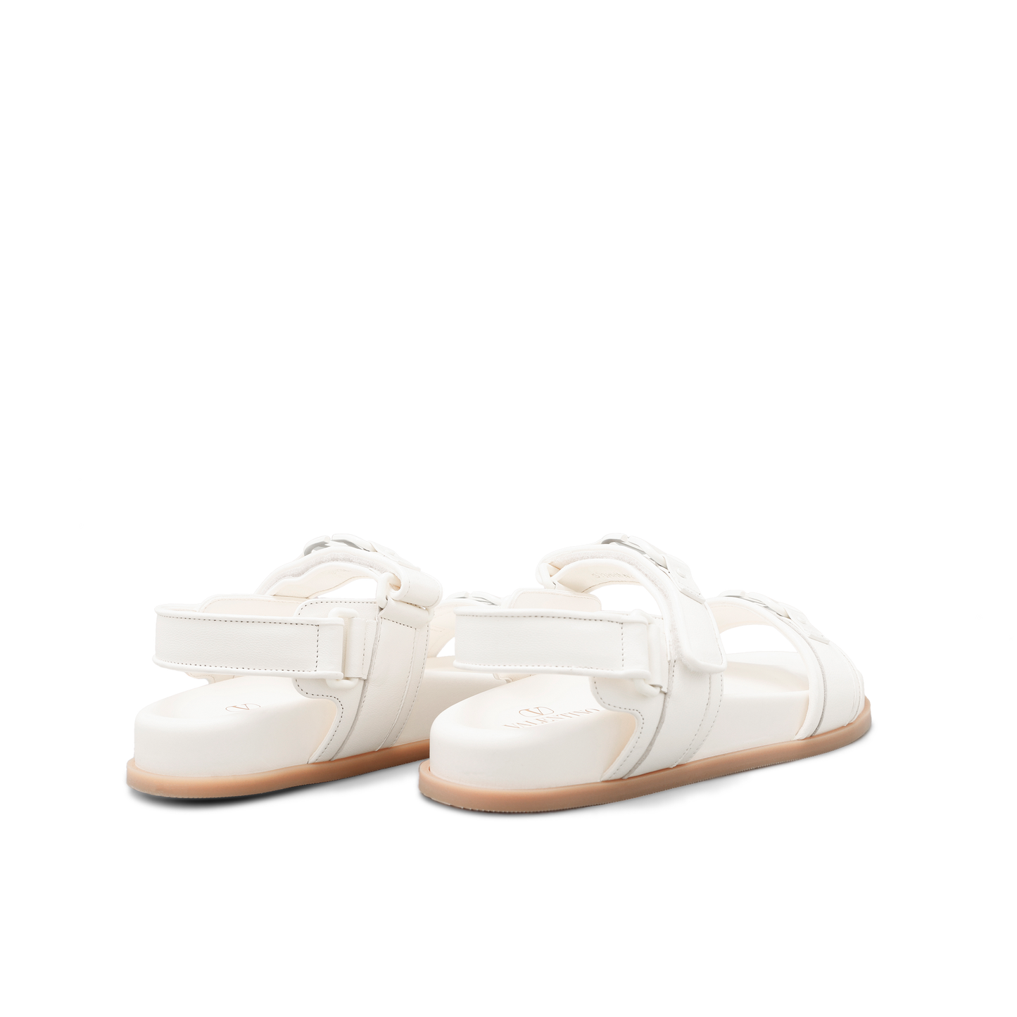 Sandalias Blanco Valentino Vplaque
