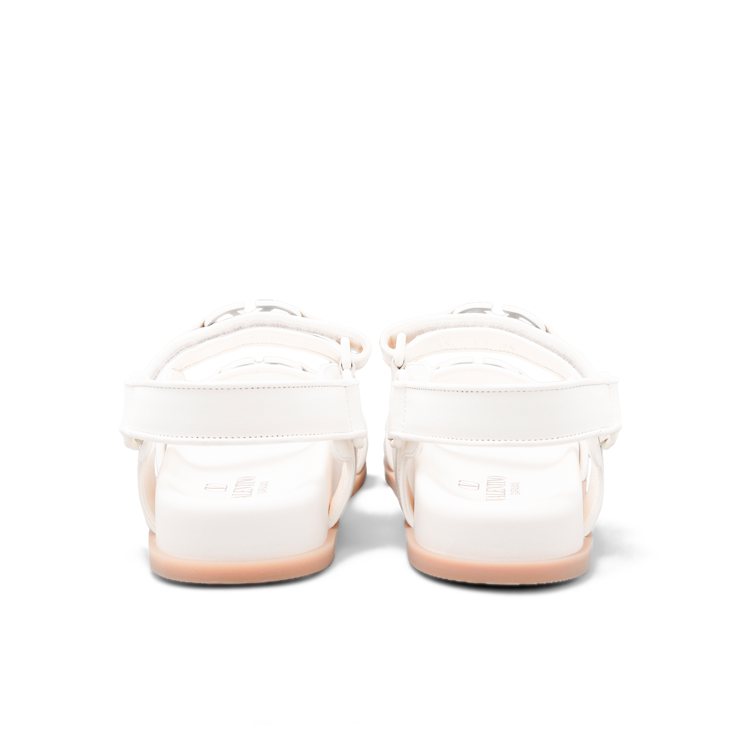 Sandalias Blanco Valentino Vplaque