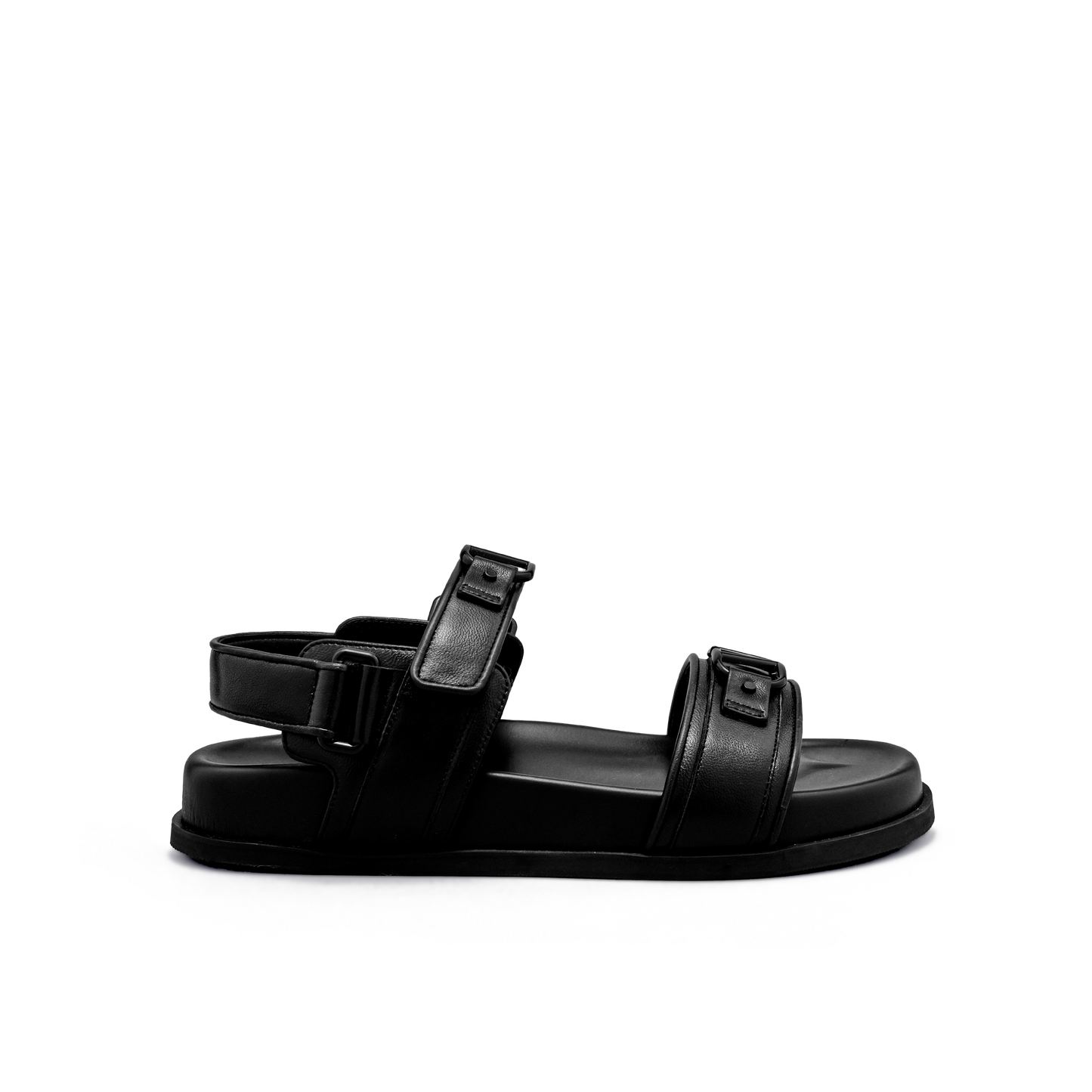 Sandalias Negro Valentino Vplaque