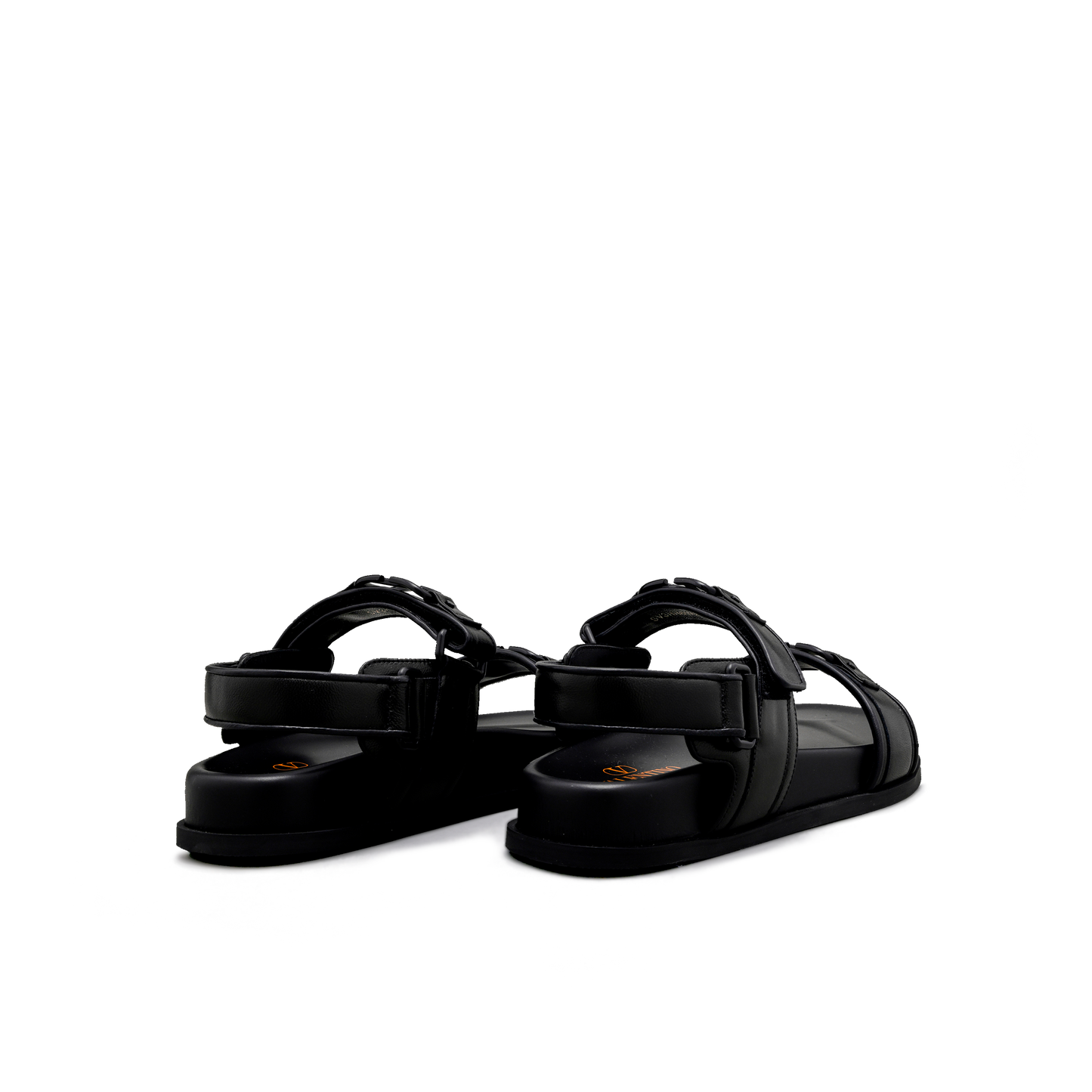 Sandalias Negro Valentino Vplaque