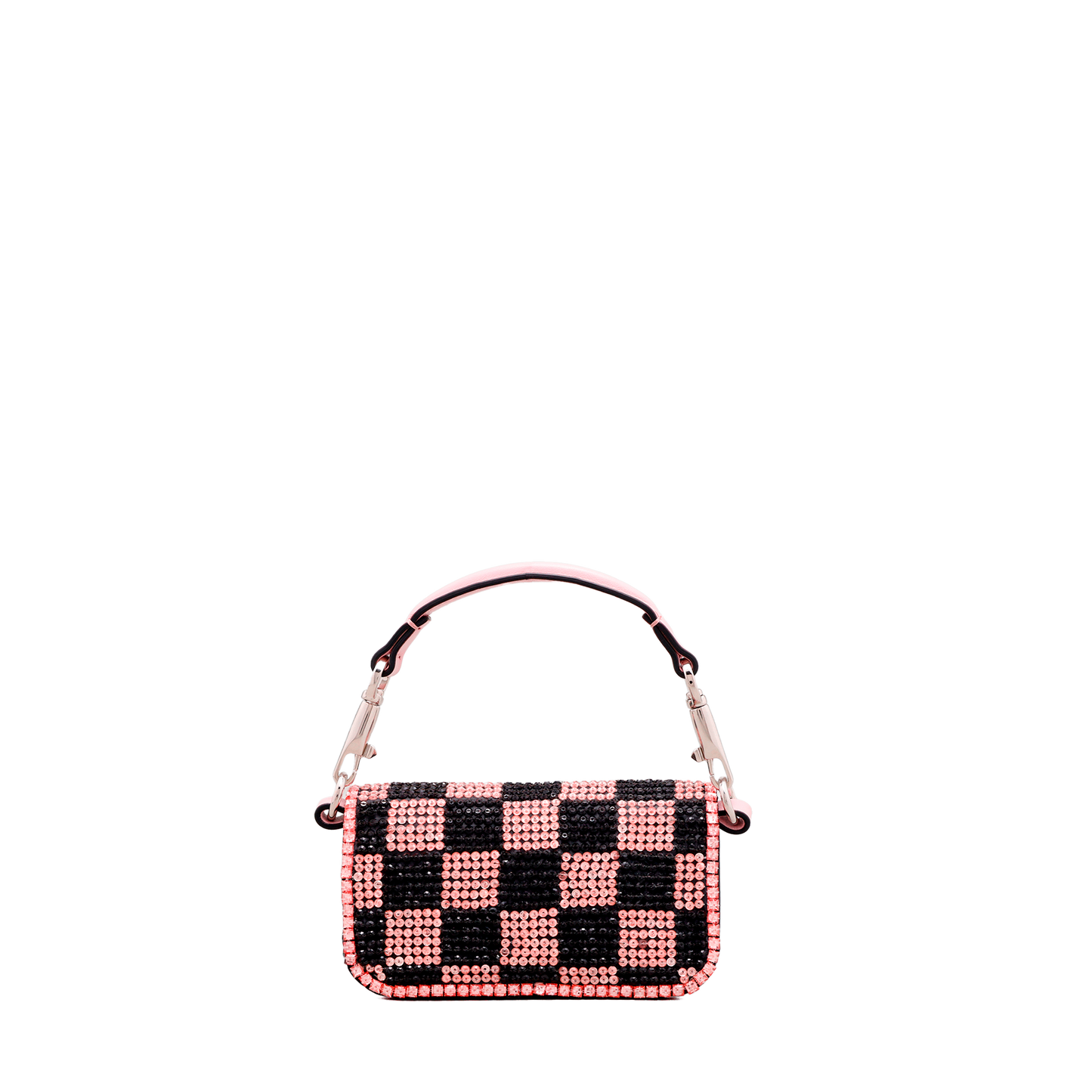 Cartera Rosada Valentino Crystal Rhinestones
